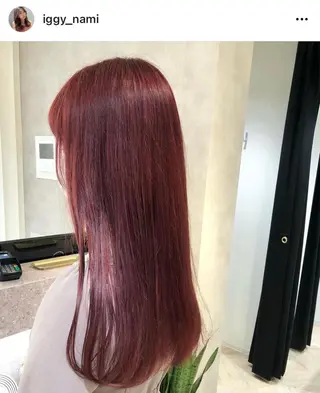 ロング カラー 🩷🤍 NAMI🤍🩷のヘアスタイル