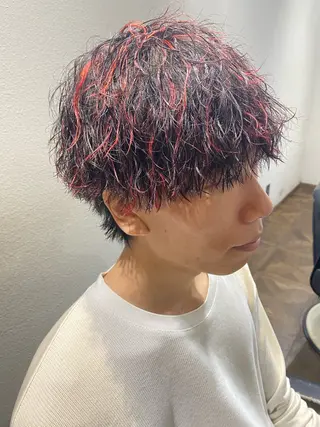 ミディアム パーマ 【髪質改善】 むかいみきのヘアスタイル