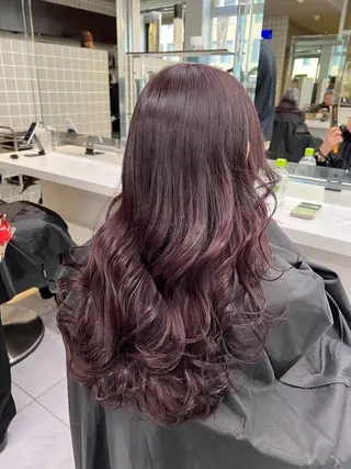ロング カラー パーマ ヘアアレンジ メンズ 上品＆韓国風 🥀海心🥀のヘアスタイル