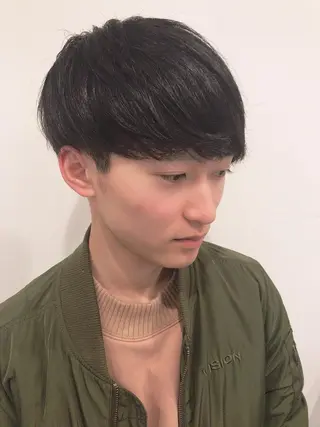 ショート カラー パーマ ヘアアレンジ メンズ ちこ .のヘアスタイル