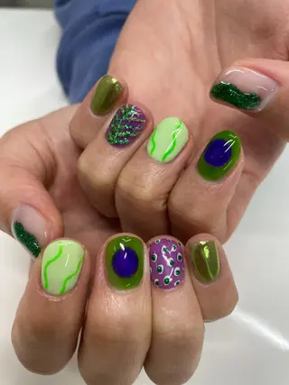 ネイル Nail salon Euphoriaのネイルデザイン