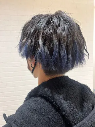 カラー メンズ ハイトーンカラー🎀 はなえのヘアスタイル