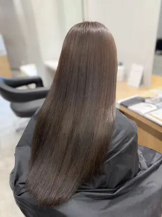 ロング カラー 巻ける髪質改善🫧ハ イライト/永田汰伊智のヘアスタイル