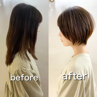ショート 藤田 遼のヘアスタイル