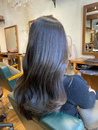 ロング カラー マンツーマン 美容師💚コウブチのヘアスタイル