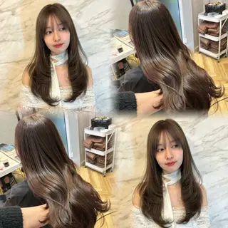セミロング カラー ともき《ショート・ ボブ✨》銀座🦋のヘアスタイル
