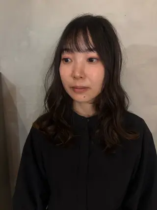 セミロング 抜け感レイヤーカット 🐄Hanakaのヘアスタイル