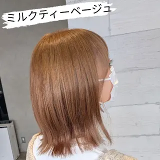 ミディアム 山田 愛/川中島/縮毛矯正のヘアスタイル