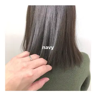 ミディアム カラー レイヤーボブ/ボブ 仲川和人のヘアスタイル