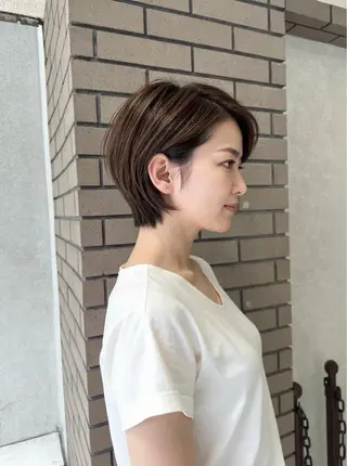ショート 佐藤優晟/カラー/ 癖毛ショート/表参道のヘアスタイル