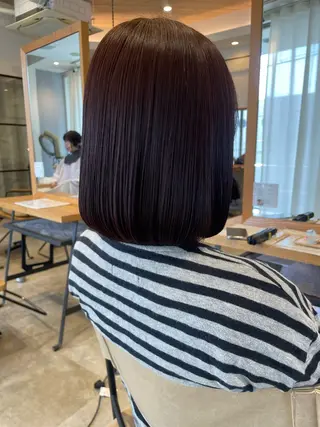 ミディアム カラー 田中 ゆいかのヘアスタイル