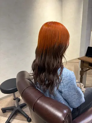 ロング カラー 三木耀介 藤沢美容室のヘアスタイル