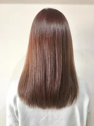 セミロング カラー 女性専用サロン 【中崎町】ゆきみのヘアスタイル