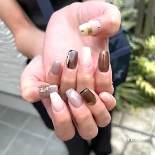 セミロング ネイル SalonPrima 西院Nail&Eyeのネイルデザイン
