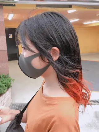 ミディアム デザインカラー🎨 下北沢 / 磯部のヘアスタイル