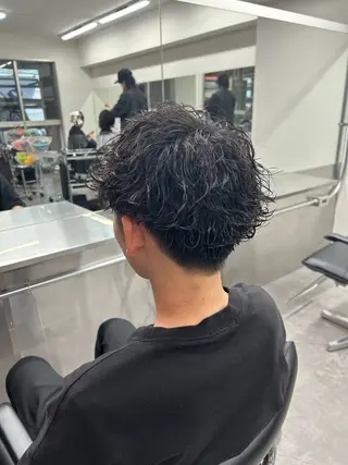 パーマ メンズ パーマ支持率No.1 店長❤️🔥安成弾のヘアスタイル