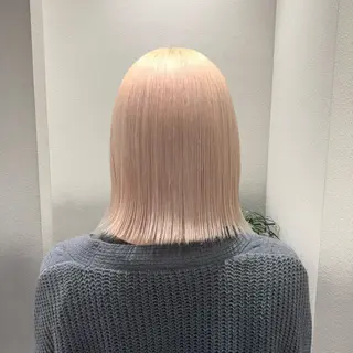 ショート カラー ✨ブリーチ支持No1 複雑履歴修正/舘岡のヘアスタイル