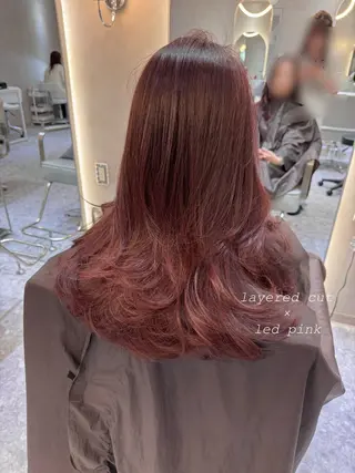 ロング カラー ヘアアレンジ NANA/trend style🕊🍑のヘアスタイル