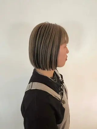 ミディアム 勝田 沙耶のヘアスタイル
