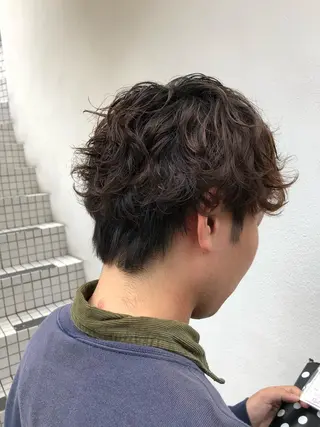 ショート カラー パーマ 三軒茶屋/髪質改善 やまなかのヘアスタイル