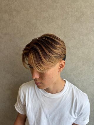 カラー メンズ バレイヤージュ特化｜ Takuのヘアスタイル