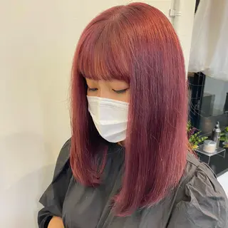 ロング カラー ヘアアレンジ MOE /Zina横浜2ndのヘアスタイル