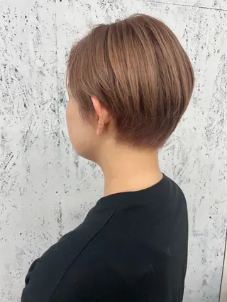 ショート ショート/レイヤー/ ツヤ髪/なかちゃんのヘアスタイル
