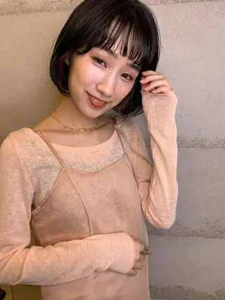 ショート カラー 透明感カラー✂︎ /縮毛矯正/YUKAのヘアスタイル