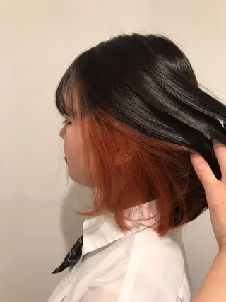ミディアム カラー エリアNo.1カラー ⭐️hikaru⭐️のヘアスタイル