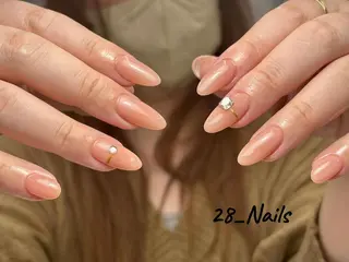 ロング 28nails. 宮崎のネイルデザイン