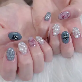 ネイル Maya 🧊🫧‪／渋谷のネイルデザイン