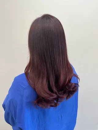 カラー 松井 咲樹のヘアスタイル