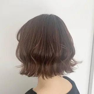 ショート カラー ヘアアレンジ レイヤー/ブリーチ/ 新宿/福元実希のヘアスタイル