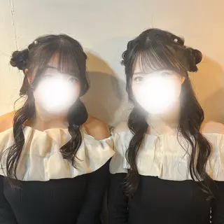 ヘアアレンジ ゆ ののヘアスタイル