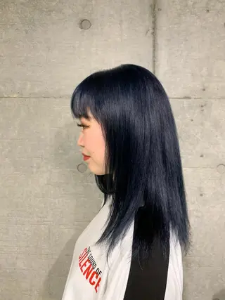 セミロング カラー メンズ THE./ブリーチ /ハイトーン特化のヘアスタイル