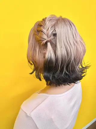 ミディアム ヘアアレンジ 新宿｜ヘアセット専門 ｜aira*｡ﾟのヘアスタイル