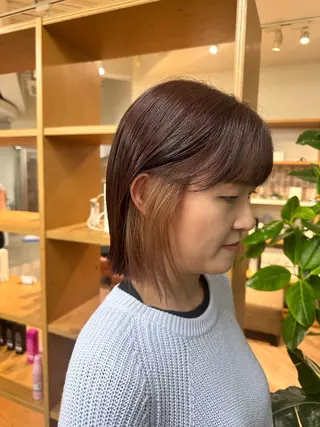 カラー ブリーチカラー/ わきたちえ🌻のヘアスタイル