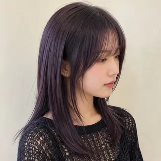 セミロング カラー HAREru. モデル募集【戸塚】のヘアスタイル