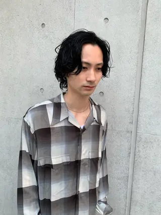 パーマ メンズ 佐藤大翔🌐縮毛矯正 🌐メンズパーマのヘアスタイル