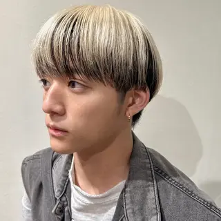 カラー メンズ メンズ特化🏹カット パーマ/チヒロ🤍のヘアスタイル