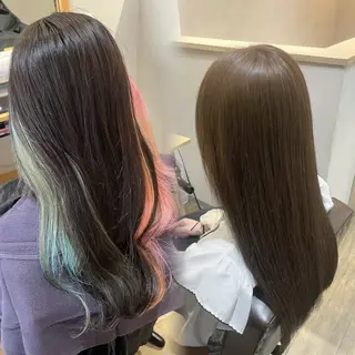 ロング カラー ☁️艶カラー☁️田邉 栞璃のヘアスタイル