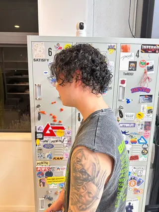 パーマ メンズ 井村 晃琉のヘアスタイル