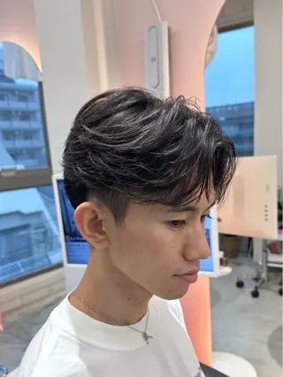 パーマ メンズ 浅草駅徒歩8分/メ ンズ特化/久保 歩夢のヘアスタイル