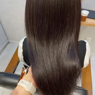 ロング カラー 外山 実咲のヘアスタイル