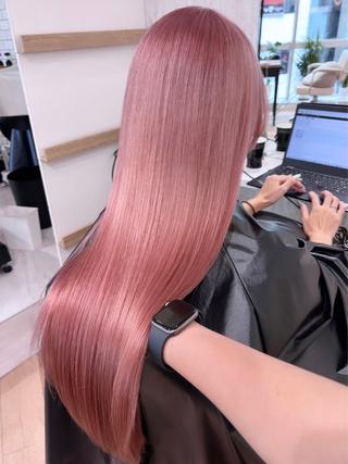 ロング 💛NOZOMI💛 ハイトーンカラーのヘアスタイル