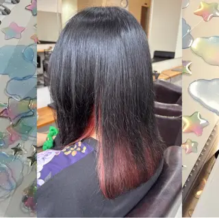ミディアム カラー 河原 彩心【練習モデル】のヘアスタイル