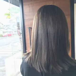 ミディアム カラー IORI #韓国ヘア#髪質改善のヘアスタイル