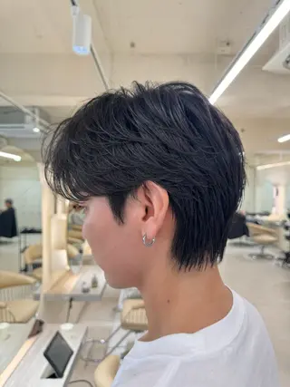 ショート パーマ メンズ 横浜/レイヤー/ カネコのヘアスタイル