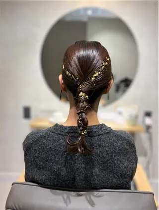 ヘアアレンジ ✨NEW OPEN/ 美髪矯正/山田千里✨のヘアスタイル