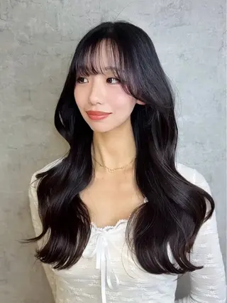 ロング トレンド韓国レイヤー 🇰🇷のんのヘアスタイル